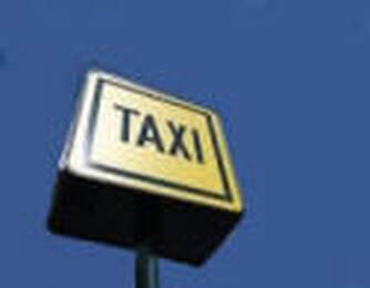 Taxi sign at CDG airport